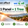 Green Effect &amp; We4all ενώνουν δυνάμεις: Για κάθε φωτοβολταϊκό πάνελ, ένα νέο δέντρο στην Ελλάδα